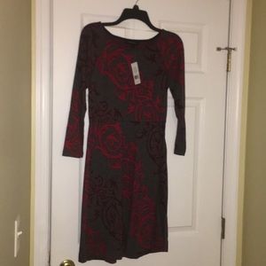 Brand new red and gray dress